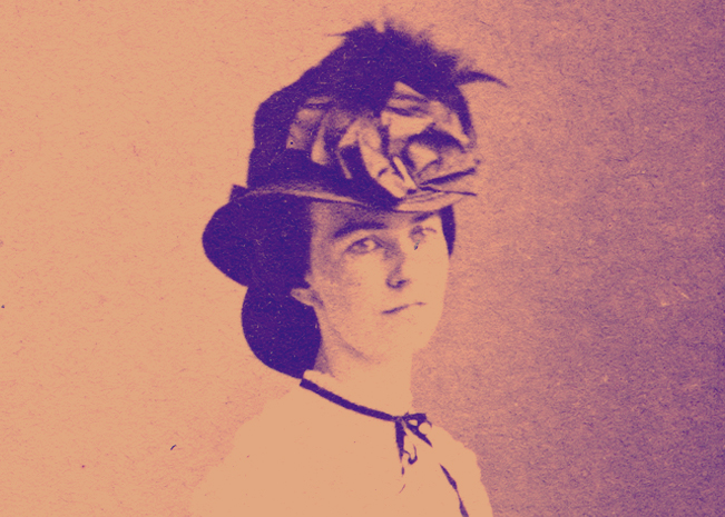 Julian Ann Mitchell, portrait, bust.